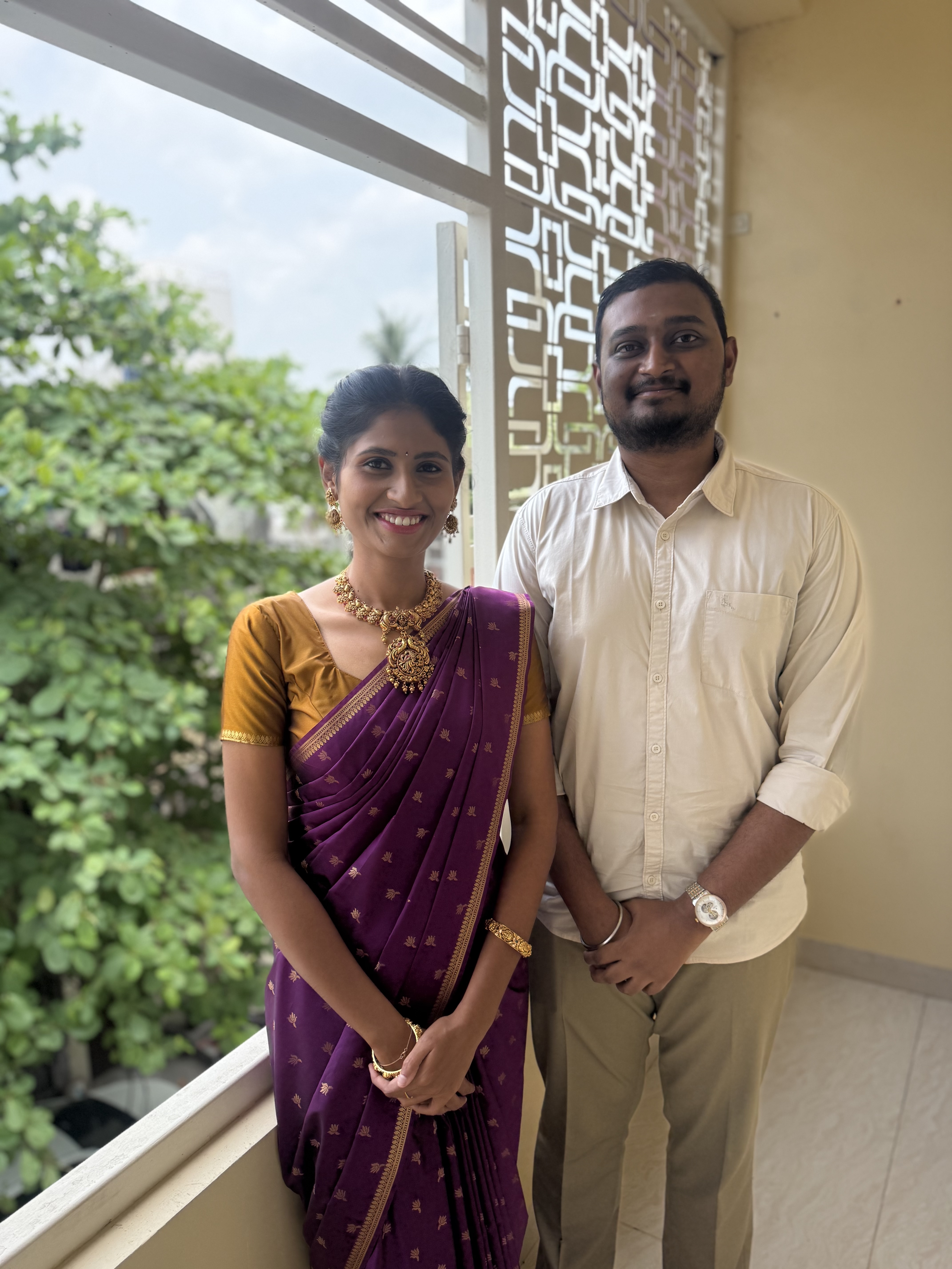 Dharshan and Preetha